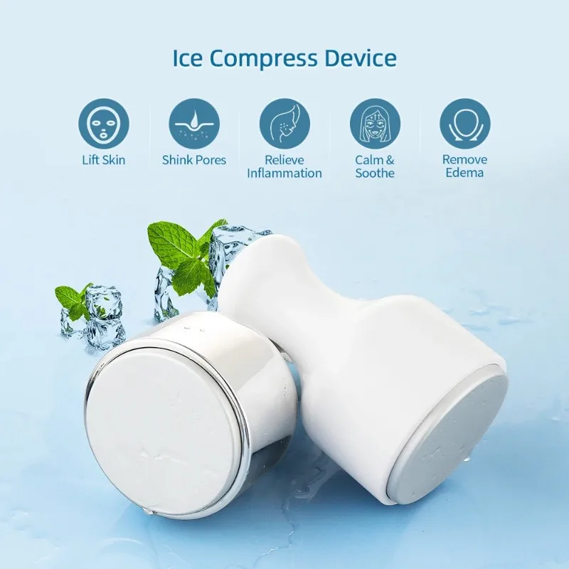 Face Ice Cooler Roller Ice Compress Hammer Beauty Care Tool Skin Tighten Reduce Edema Shrink Pores Body Relax Cooling Massager 3