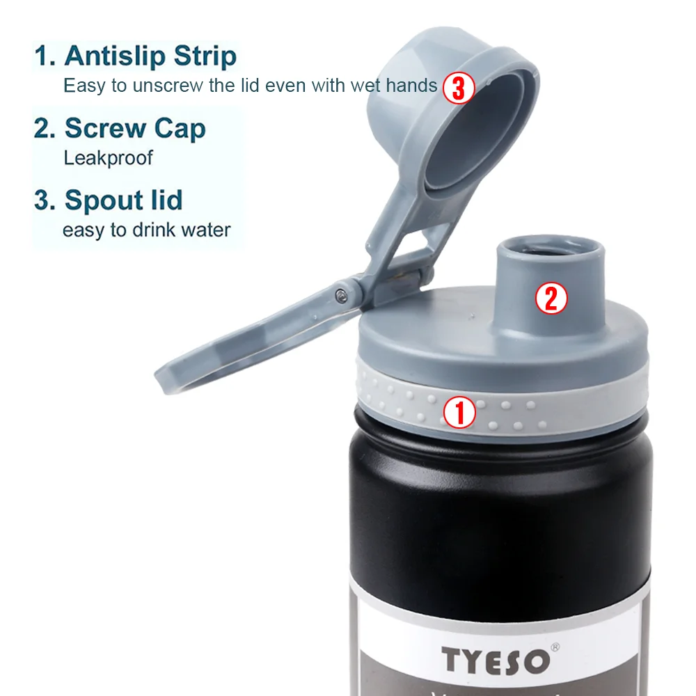 Thermal water bottle Stainless Steel Thermos Bottle Tumbler Cups Leakproof Insulated Travel Coffee Mug With Spout Lid Drinkware stainless steel water bottle stainless steel cup stainless steel thermos cup stainless steel thermal container thermal mug