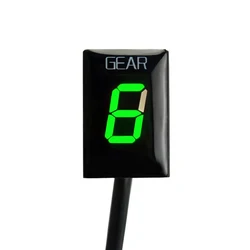 Motorcycle LED Gear Indicator Speed Display Meter (Green)