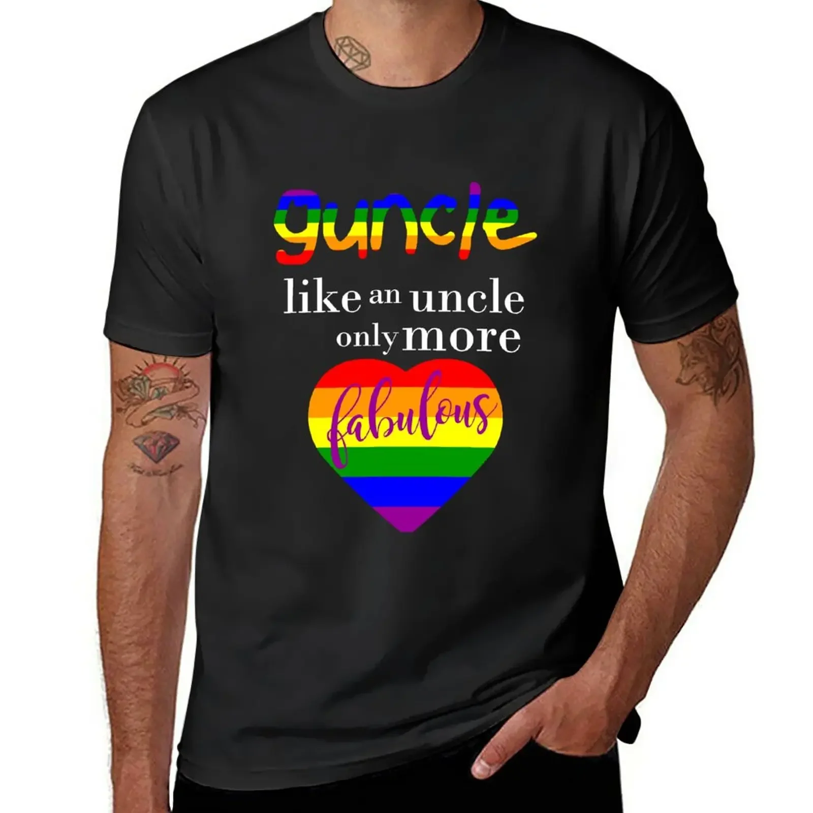 

Guncle Fabulous T-Shirt blacks tees fitted t shirts for men