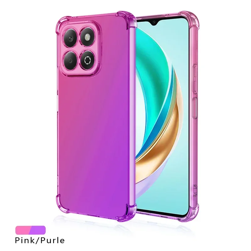 Rainbow Gradient Shockproof Translucent Phone Case - Soft TPU Cover