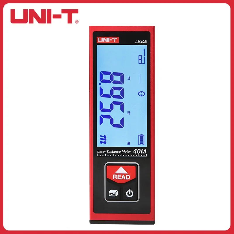 

UNI-T LM40B LM50B LM60B Mini Bluetooth Rangefinder High-Precision Laser Digital Display Ranging Electronic Ruler