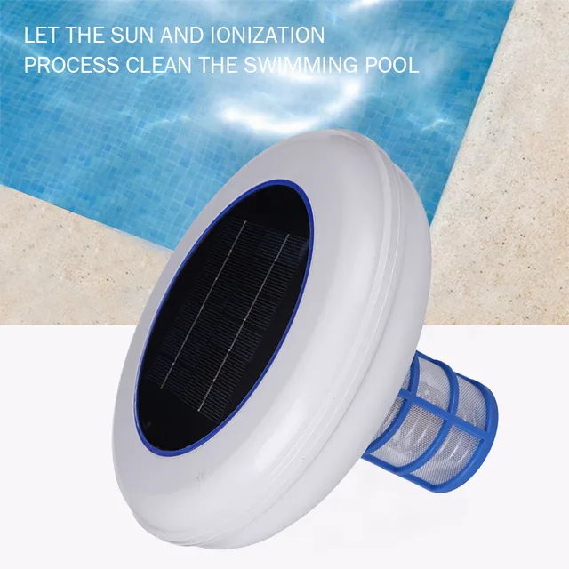 Solar Pool Ionizer Copper Silver Ion Swimming Pool Purifier Solar Powered Pool Ionizer Cleaner Swim Pool Cleaning Equipment 3