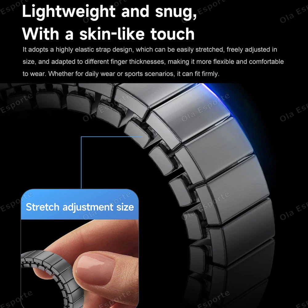 New Quartz watch + Smart Ring Waterproof Sleep Health Monitoring Time Display/Adjustment Activity Record Smartring For Men Women