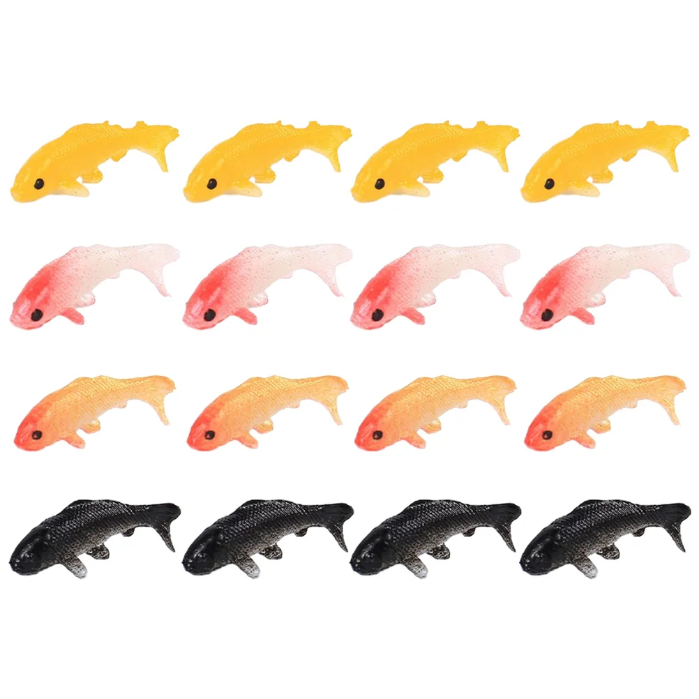 

15pcs Artificial Carp Fake Fish Model Fish Tank Decorative Simulation Fancy Carp Fish