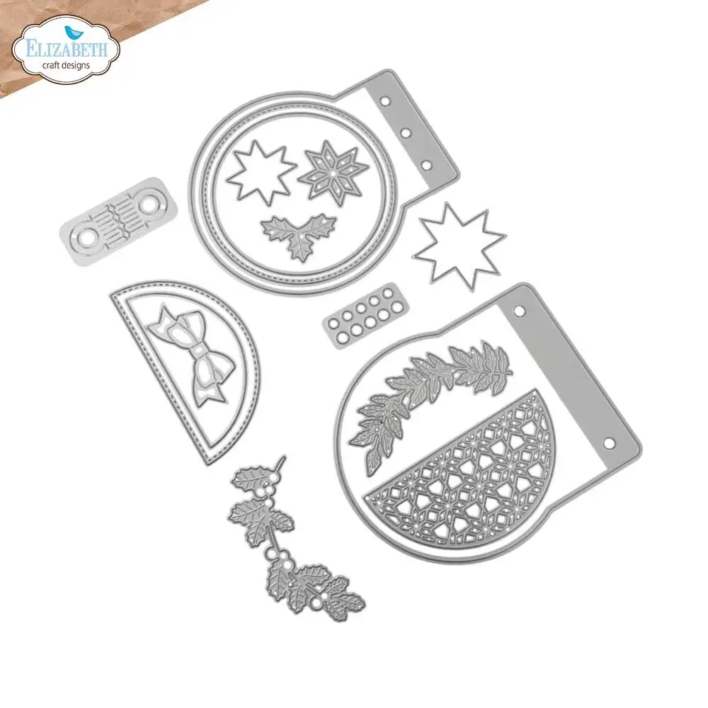 Festive Gingerbread & Snowy Blossom Crafting Kit - Stamps, Stencils, and Hot Foil for Holiday Scrapbooking & Card-Making