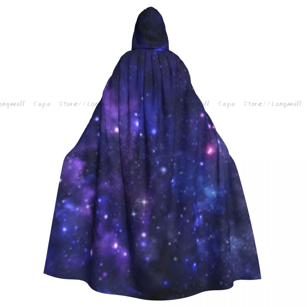 

Witch Cloak Night Sky Galaxy Halloween Cosplay Costume Unisex Adult Cloak Retro Ages Cape