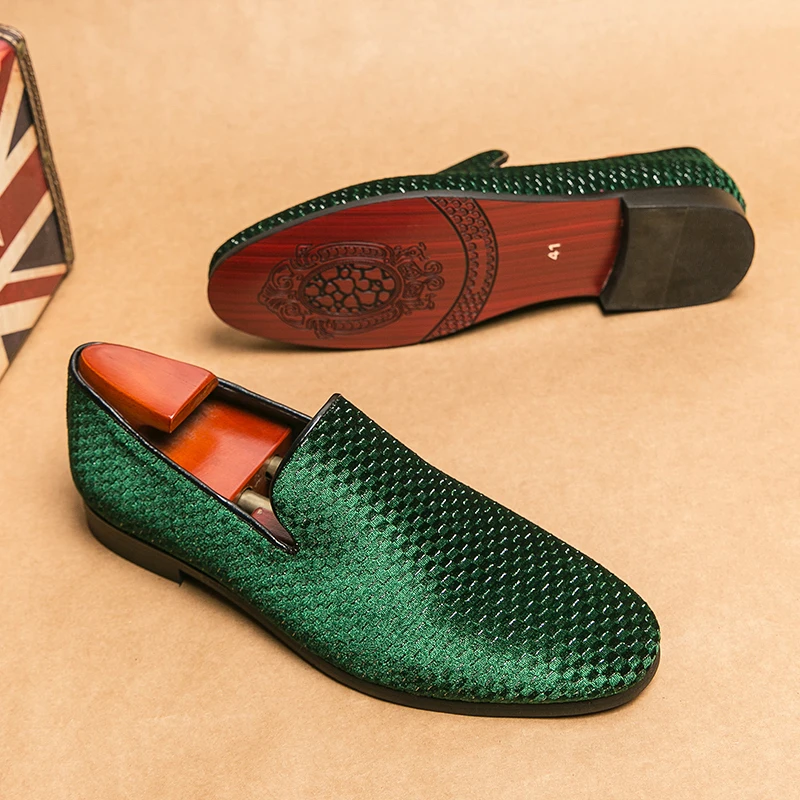 Men's Classic Lace Up Textured Side Trainers | Slip On main image 1