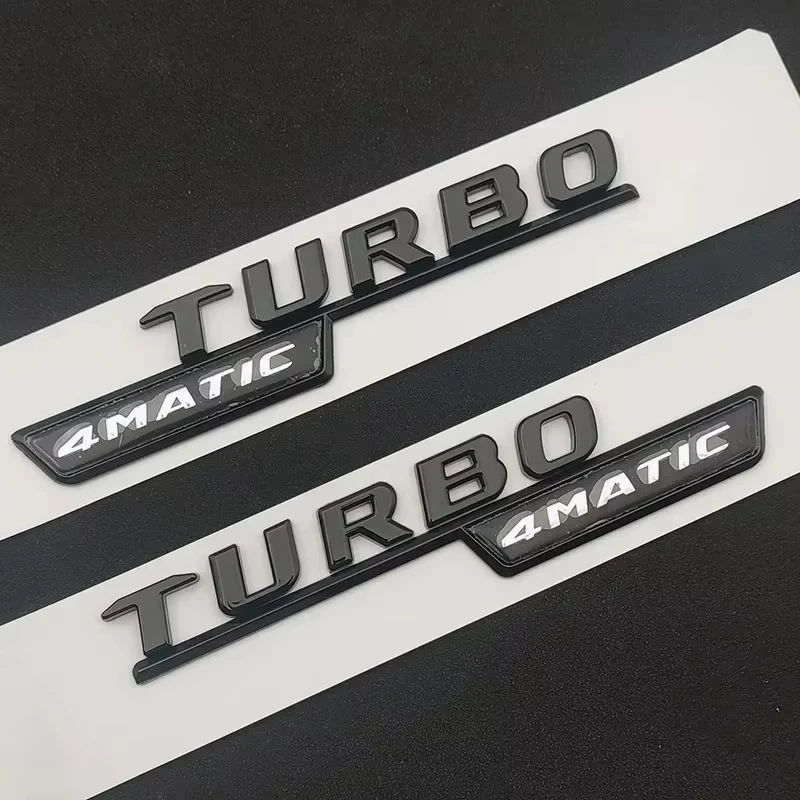 Premium Car Trunk Emblem Badge Logo Stickers - ABS Material, Sleek Design for Performance Vehicles