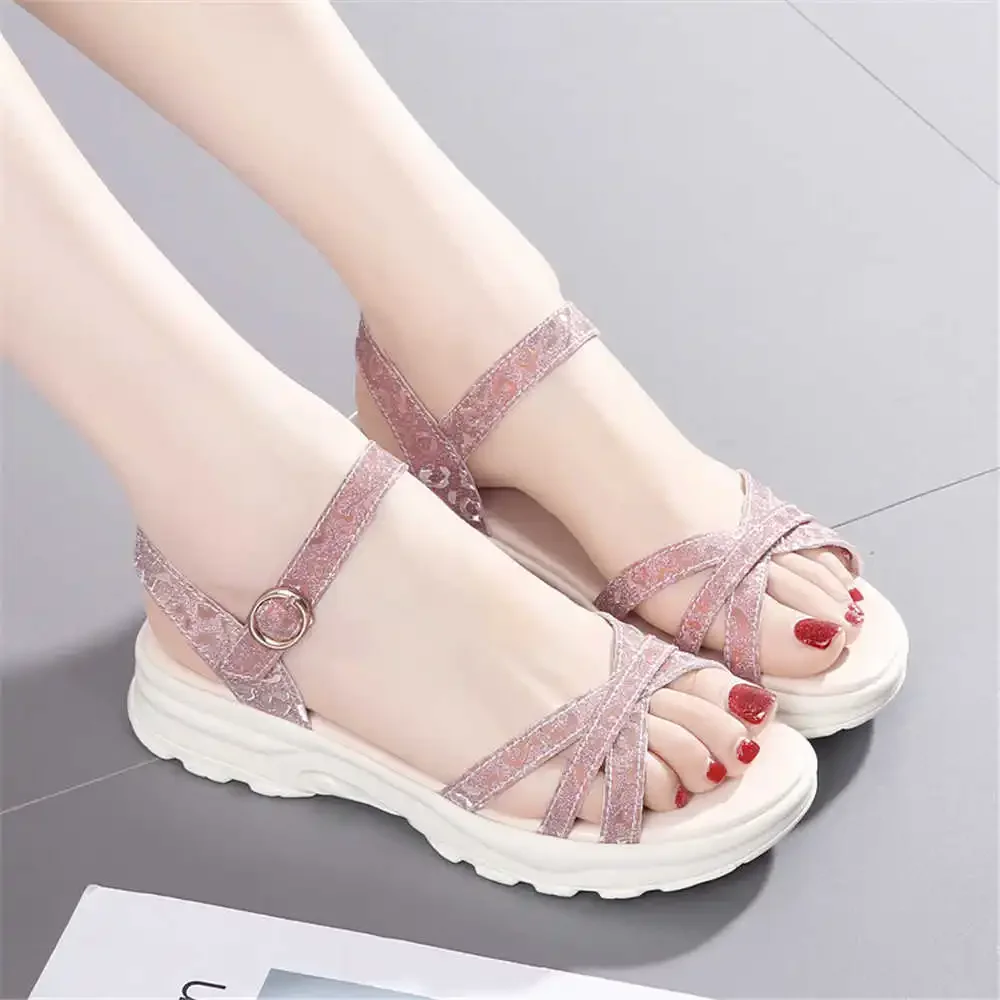 여성용 미끄럼 방지 투명 샌들, 스포츠 슬리퍼, 그레이 부츠 스니커즈, 럭셔리 테크놀로지 테닉스, 새해, 넘버 37