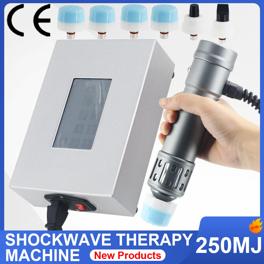 

250MJ Shockwave Device Professional Shock Wave Therapy Machine Effective ED Treatment Massager Neck Relief Pain Body Relaxing