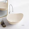 Fashion Creative Countertop Basin for Toilet Special-shaped Deepened Single-hole Bathroom Sinks Italian Ceramic Sink for Hotel 1