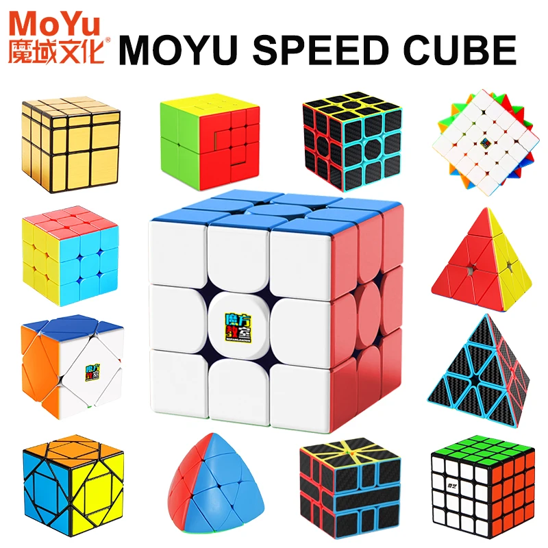 2x2 Stickerless Cube - MoYu Speed Magic Puzzle Toy - Genuine Magico Rubi  Cubos