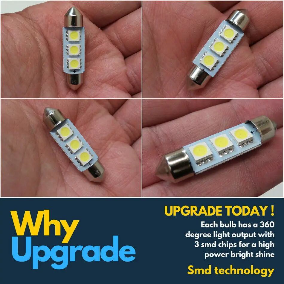 2x239 272 Led �ڵ��� C5W ��� ��ȣ�� ���� Smd ����, 31 36 39 41mm 12v