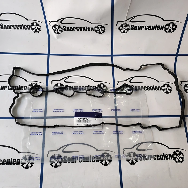 Valve Cover Gasket 1730160021 rubber gasket aluminum gasket kits For Ssangyong Tivolan XLV 1.6L