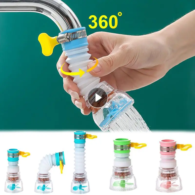 

1PC Kitchen Filter Faucet 360 Adjustable Flexible Faucet Tap Extender Water Saving Sprayer Filter Diffuser Kitchen Accessories