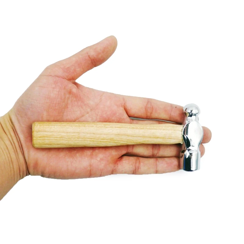 Ball Hammer Carbon Steel Hammer Mini Car Escape Tool Smashing Walnut Silver for Head for Household mini hammer escape hammer mini emergency hammer emergency window breaker
