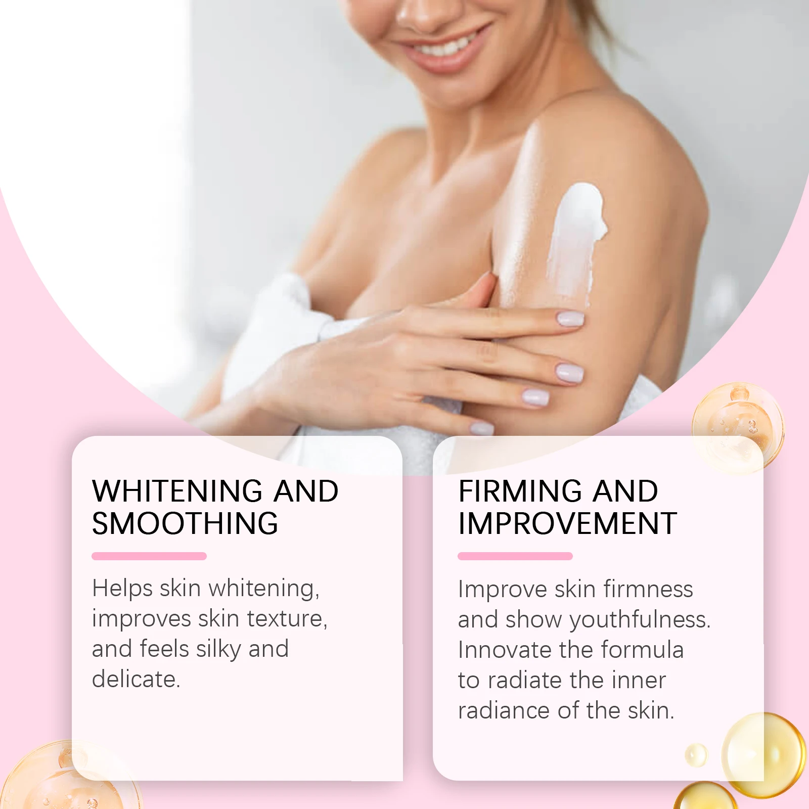 Brightening Body Cream Dark Spots Removal Knees Melanin Brighten Underarm Elbow Improve Skin Dullness Moisturizing Body Lotion 3