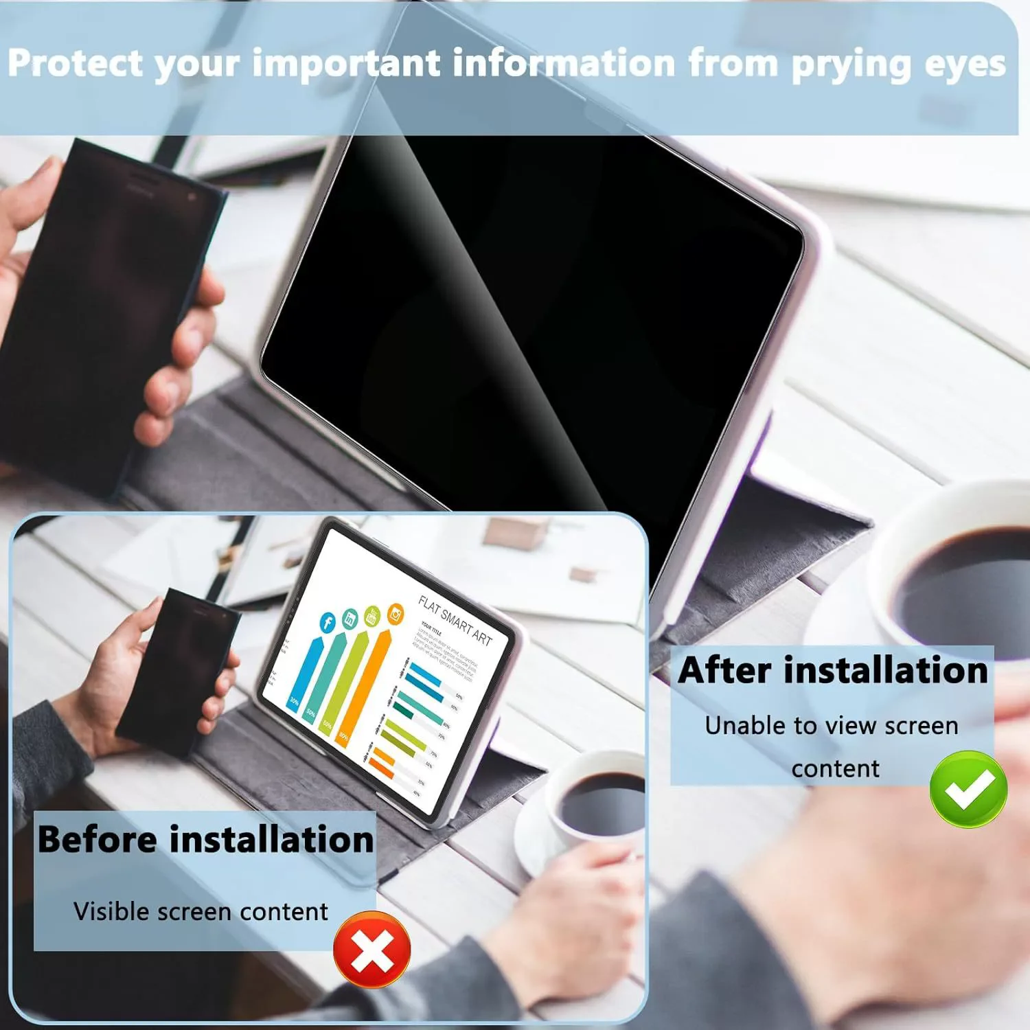 Privacy Anti-Peeping Film Like Paper Screen Protector