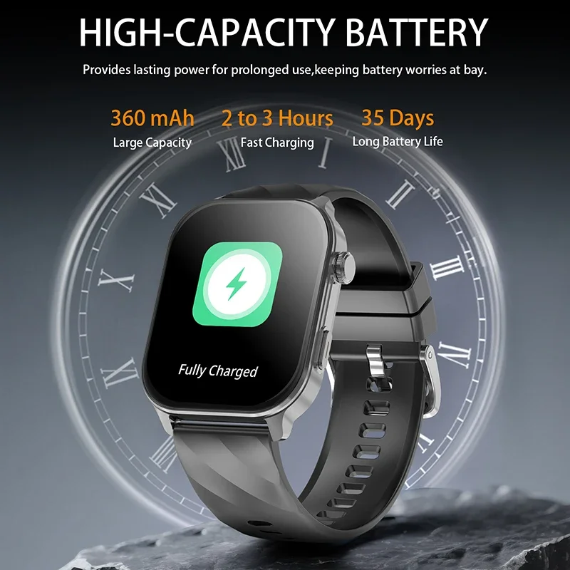 GPS Smart Watches Wireless Call Heart Rate Monitor 1ATM Waterproof Sports Wrist Smartwatch for Man Woman IOS Android Phones 2026