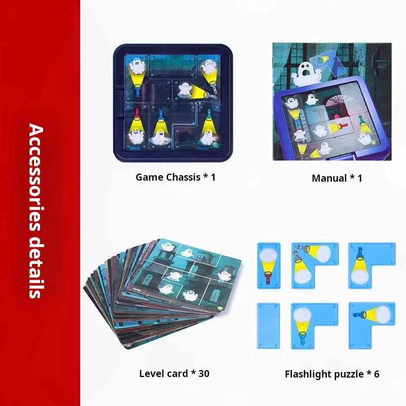 Children Exercise Logical Thinking Puzzle Toy Ghost Clearance Board Game Portable Brain Catcher Small Strange Spirit Animal 4