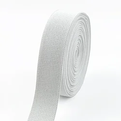 Versatile Elastic Rubber Bands for Sewing and DIY Projects (White)