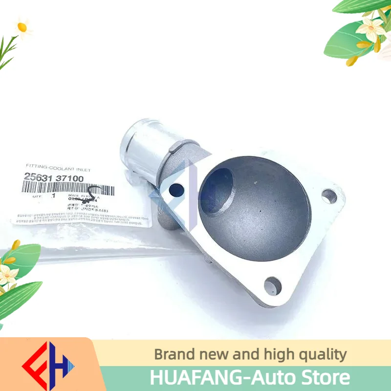 Original New Genuine Engine Coolant Thermostat Housing Cover 2563137100 For Santa Fe Tucson 2.7l V6 2006 High Quality