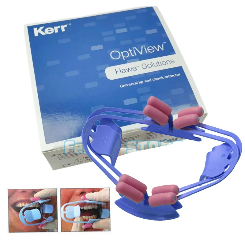 Optiview Retractor 2Pcs/Box Kerr 3D OptiView Mouth Opener Lip & Cheek Retractor Cheek ...
