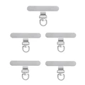 5pcs Silvery