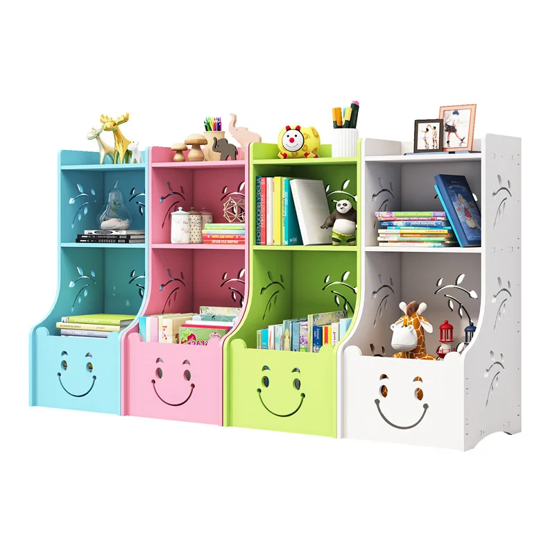 Montieren kinder Bücherregal Umwelt Buch Regal Abnehmbare Storage Rack-Halter Bücherregal Möbel Veranstalter Regal