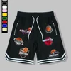 Men's Basketball Mesh Shorts Track Quick Dry Loose Sports Training Shorts Summer Fitness Joggers Casual Breathable Short Pants 1