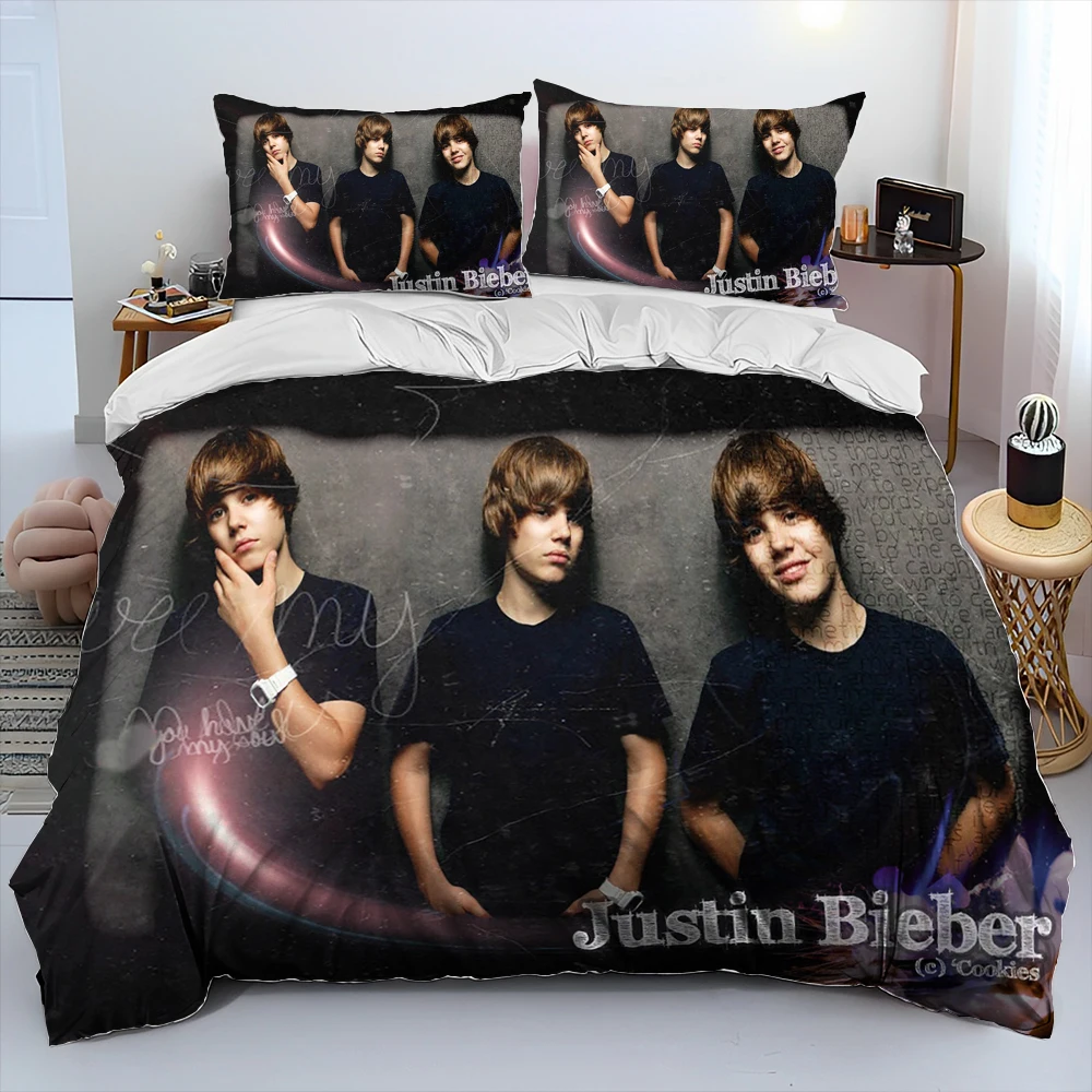 Justin-Bieber JBiebs Comforter set Duvet Cover Bed Set Quilt Cover