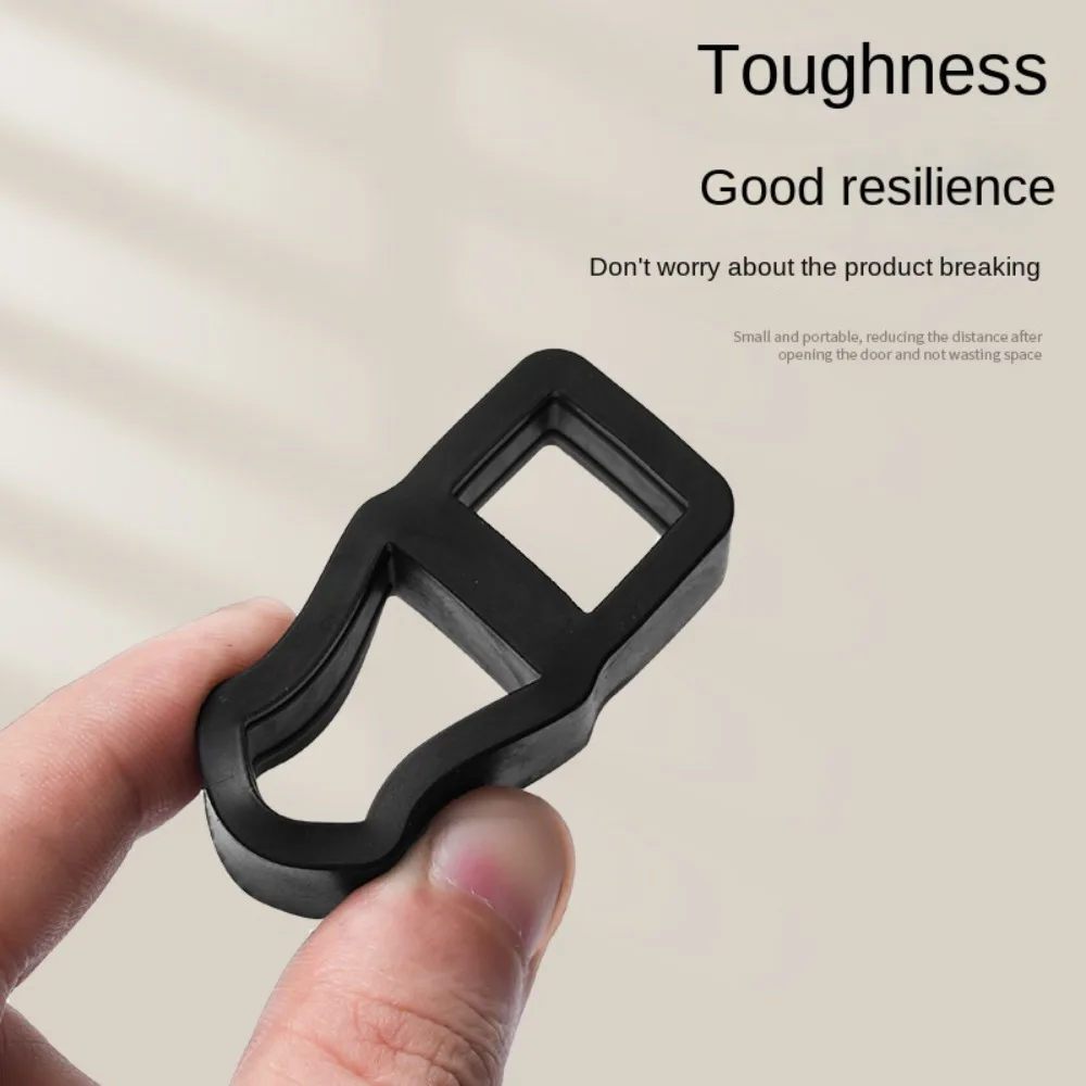 2Pcs Door Handle Anti-collision Pad Silicone Door Stopper Creative Square Anti-damage Wall Furniture Protector Hardware