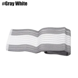 Adjustable Elastic Compression Bandage Support Wrap for Joint Protection and Sports Recovery (Gray White)