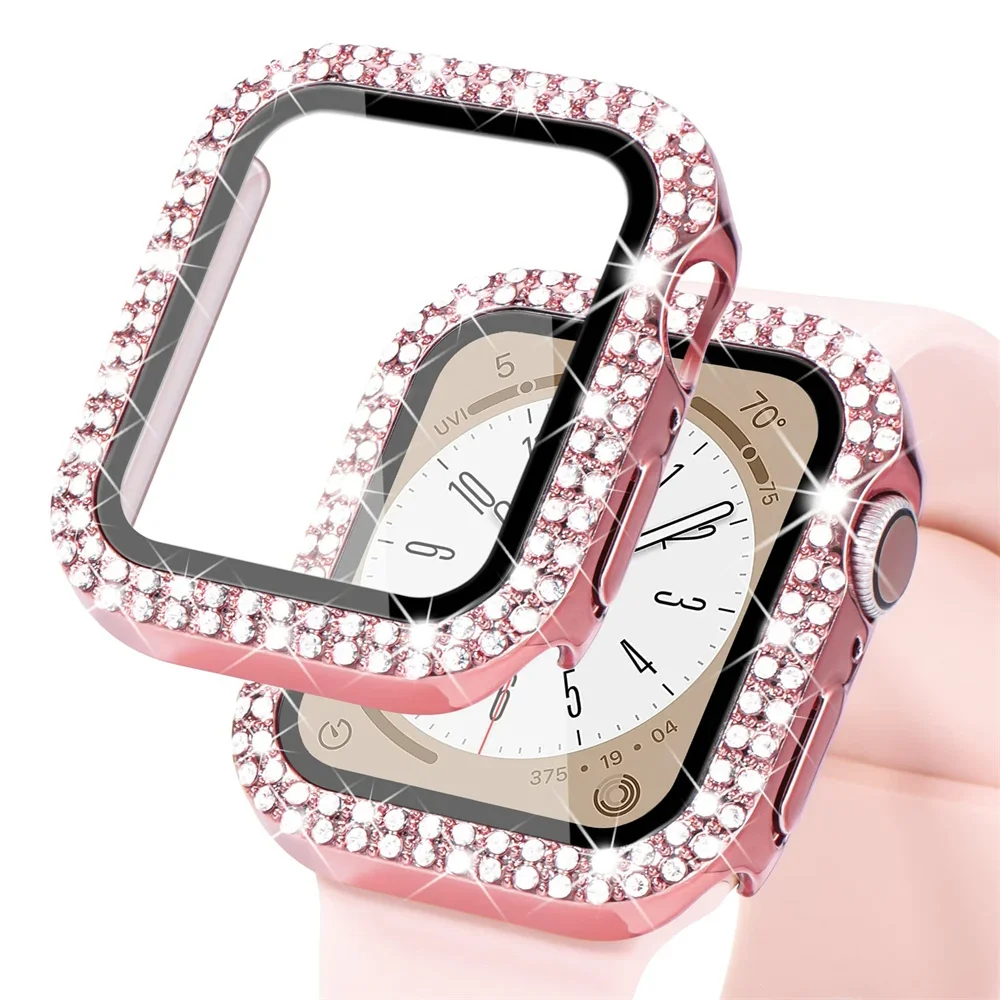 Starlight Case with Diamond Tempered Glass and Bumper Screen Protector