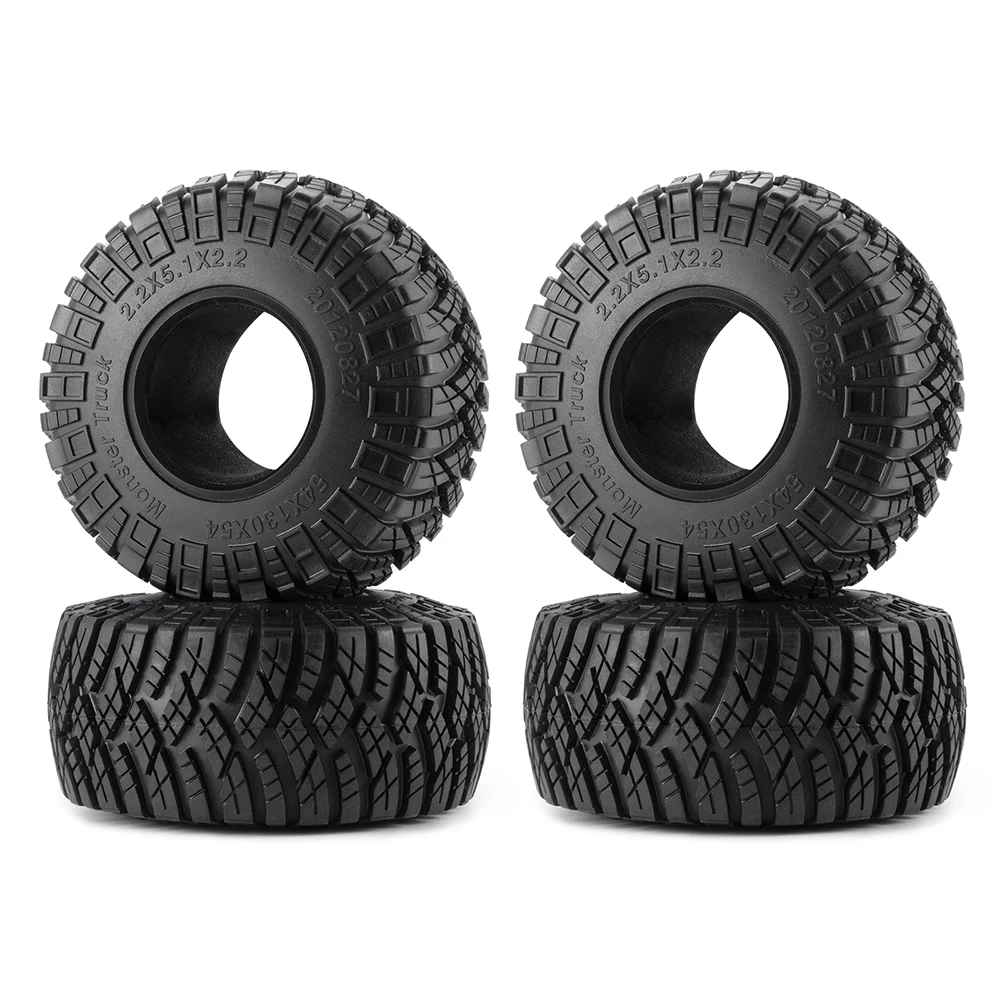 Set Di Pneumatici In Gomma Da 2,2 Pollici Per SCX10 TRX-4 1