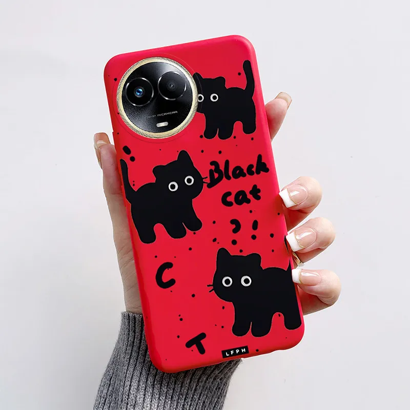 Cute Cartoon Cat and Funny Dog Silicone Phone Case Cover