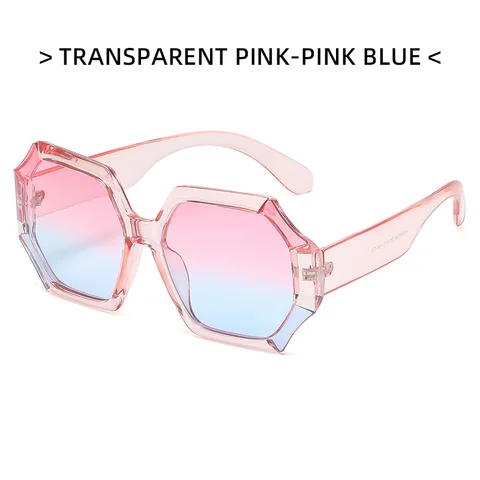 Oversized Sunglasses Men Women 2022 Luxury Brand Designer Irregular Sun Glasses Female Gradient Eyewear Shades UV400