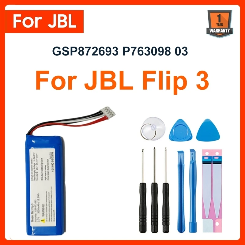 PATONA - Batteria JBL Flip 4 3000mAh 3,7V Li-Pol