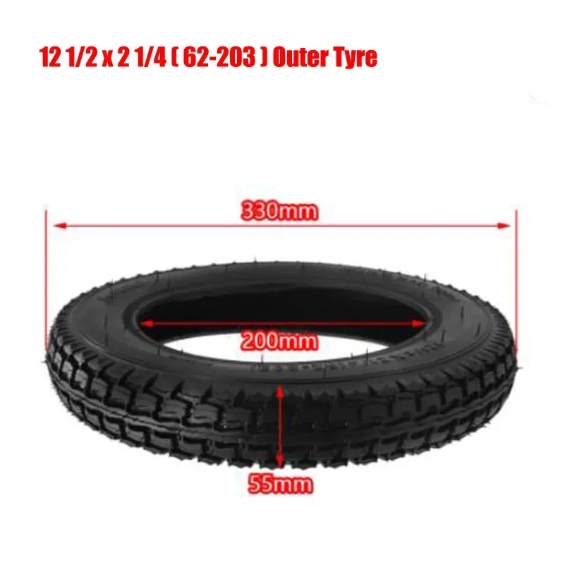 Bike 12 Inch 12Inch Bicycle Tires Wheel Tire 12 X2.125 2.4 Bike Outer Inner Tube Set Kids Bike Rubber Pneumatic Tire Bicycle Tires 12 Inch Bike
