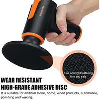 100W Car Buffer Polisher 1800rpm Adjustable Speed Auto Polishing Machine Rechargeable Battery Wireless Buffing Waxing Machine 2