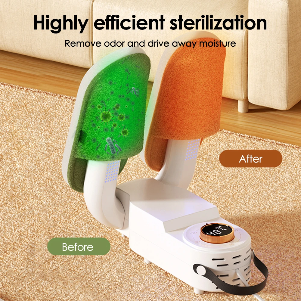 Shoe Dryer Heater Portable Smart Electric Shoe Drying Deodorizer Dehumidifier Machine Home Foot Warmer Winter Gloves Boots Drier 4