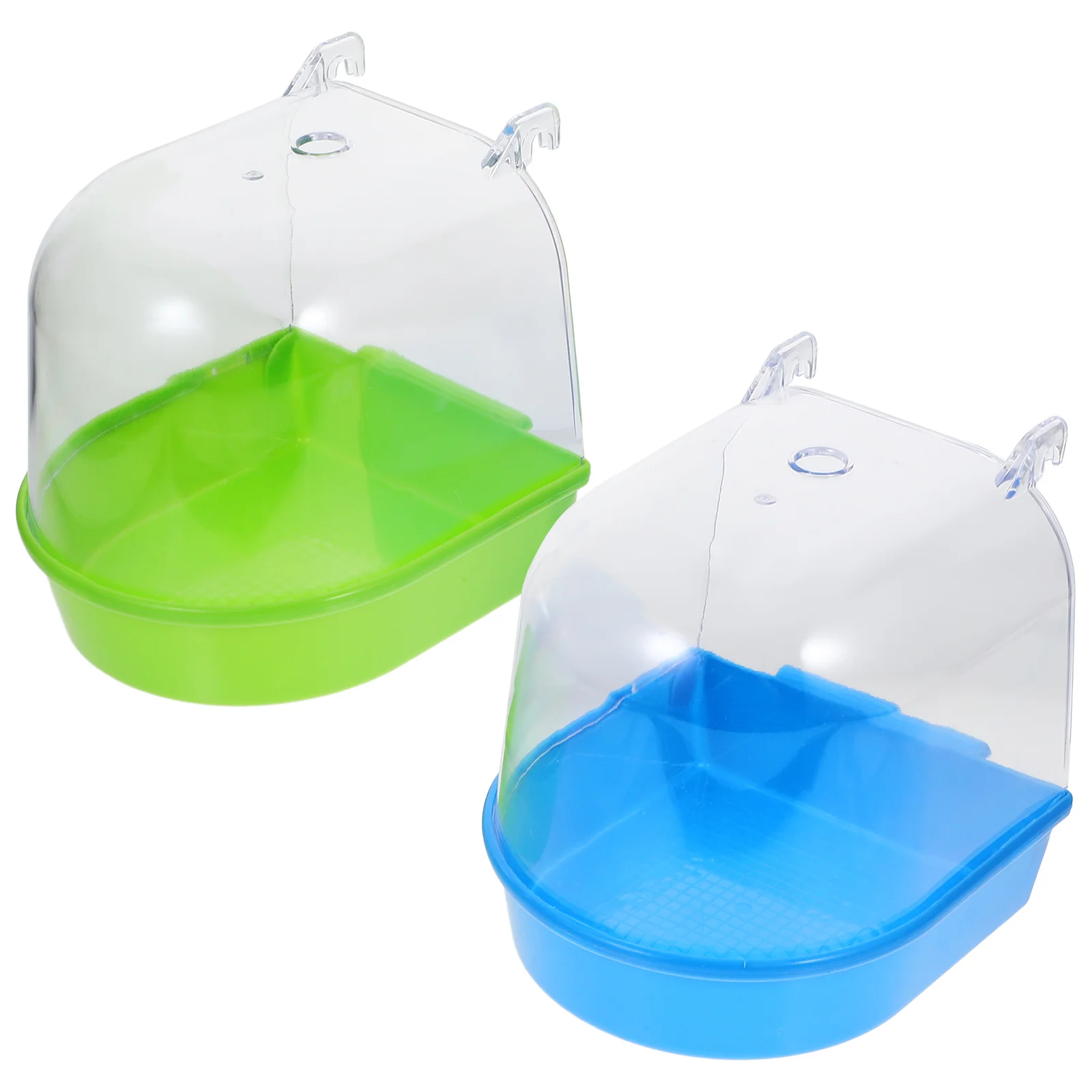 

2Pcs Creative Bathing Tubs Practical Bird Bath Tubs Shower Supplies Random Color