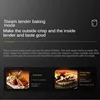 5-6L  Air Fryer Touch Screen 12 Preset Menus Steam Bake Auto Power Off Dry Fruit Machine Defrosting Machine Multifunction Oven 6