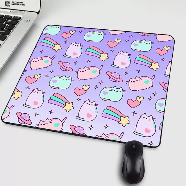 Cat Cartoon Mouse Pad Anime Mausepad PC Gamer Cabinet Tapis De Souris Varmilo Keyboard Gaming Accessories Laptop Mousepad