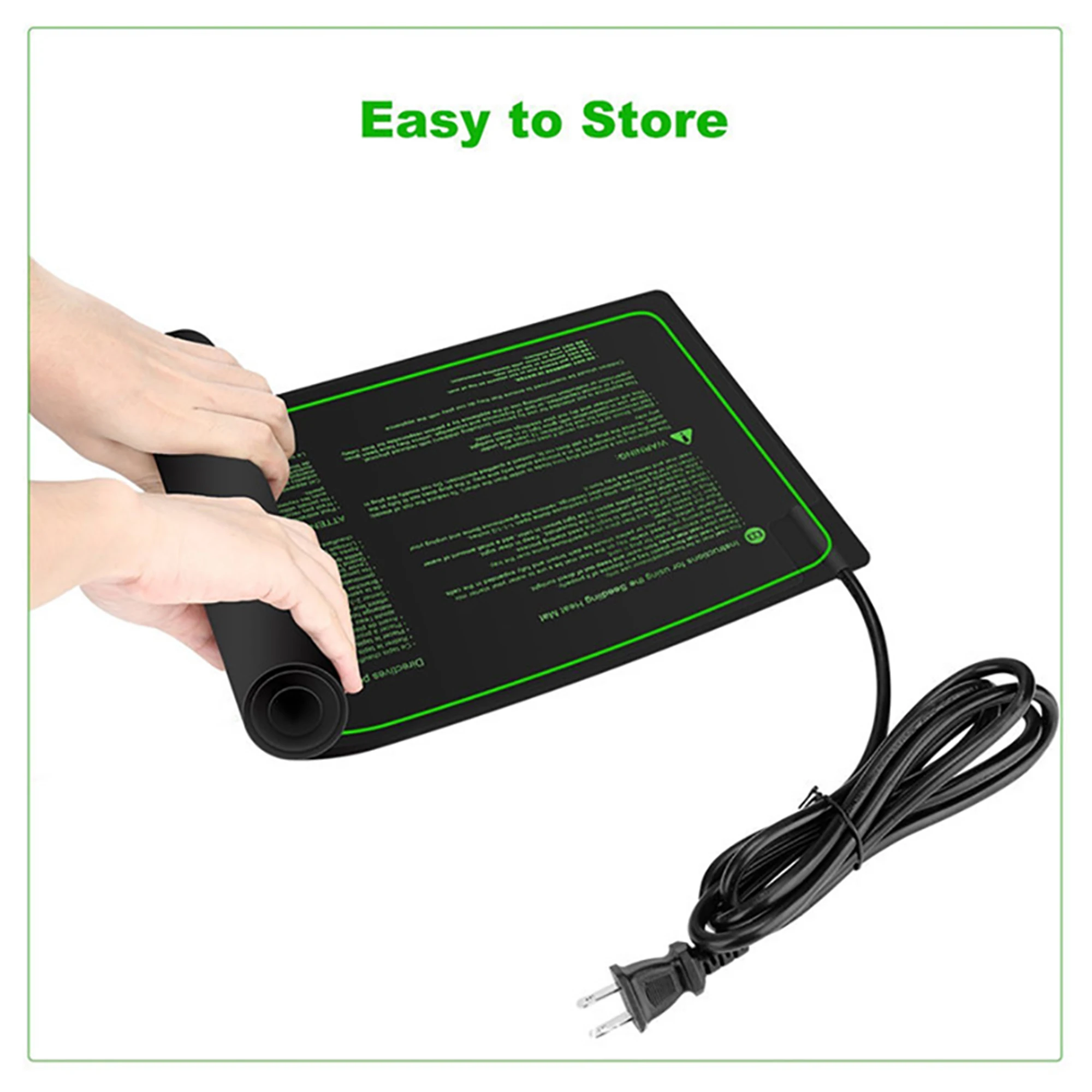 Seedling Heating Pad 110/120/220/230v Seed Growth Heating Pad Potted Bonsai Insulation Breeding Clone Start