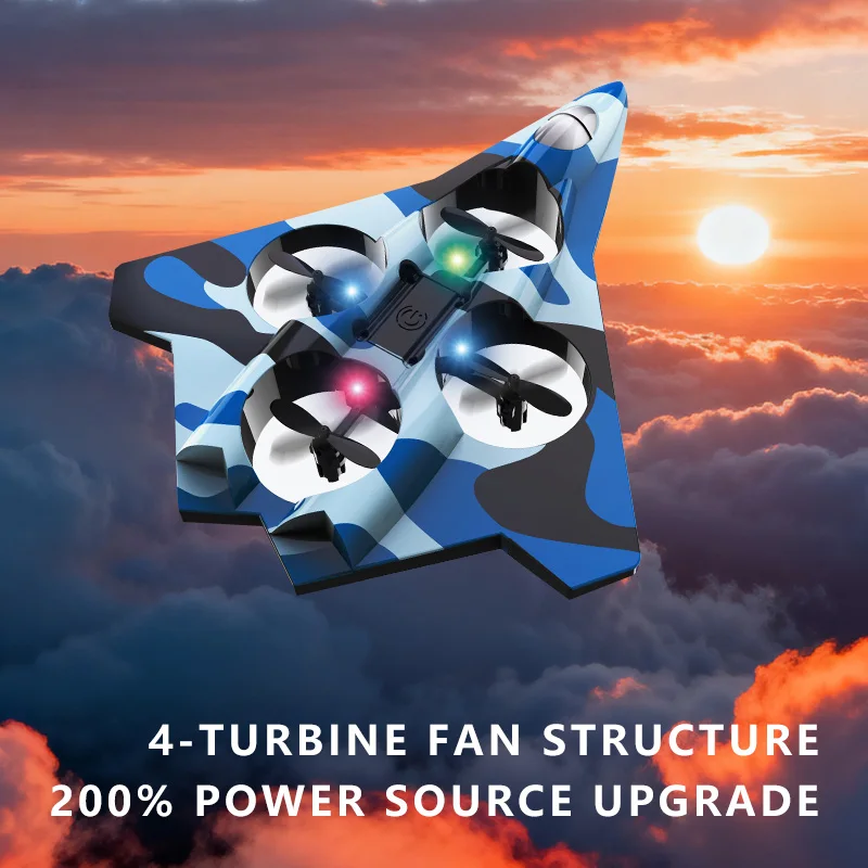 CZ36 Foam Quadcopter Remote Control Aircraft Drone Hovering Flight Fighter Fixed Height Rolling Stunt Toys Fall Resistant Kids