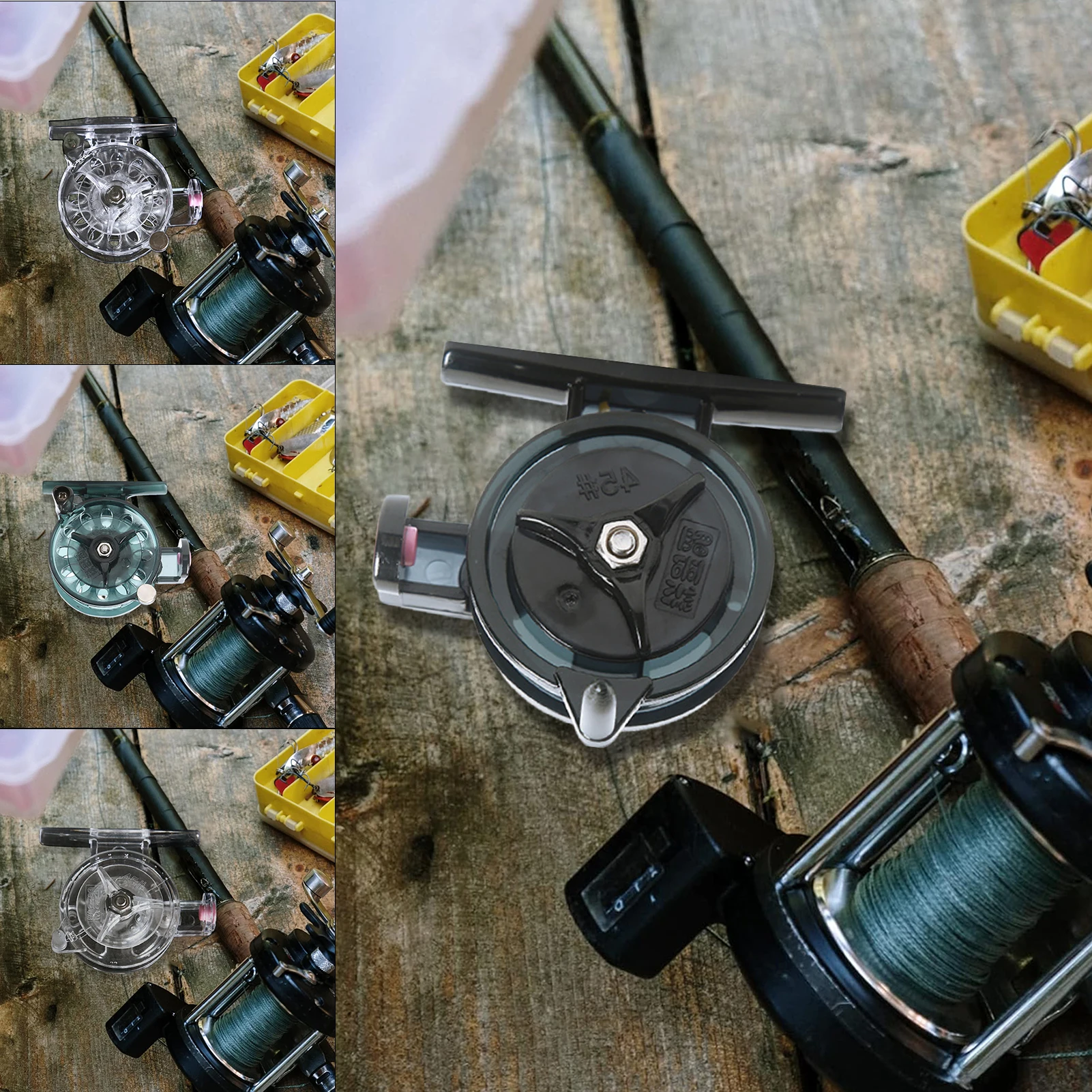Fishing Reel Spinning Ice Fishing Wheel 45#/55# Casting Reel