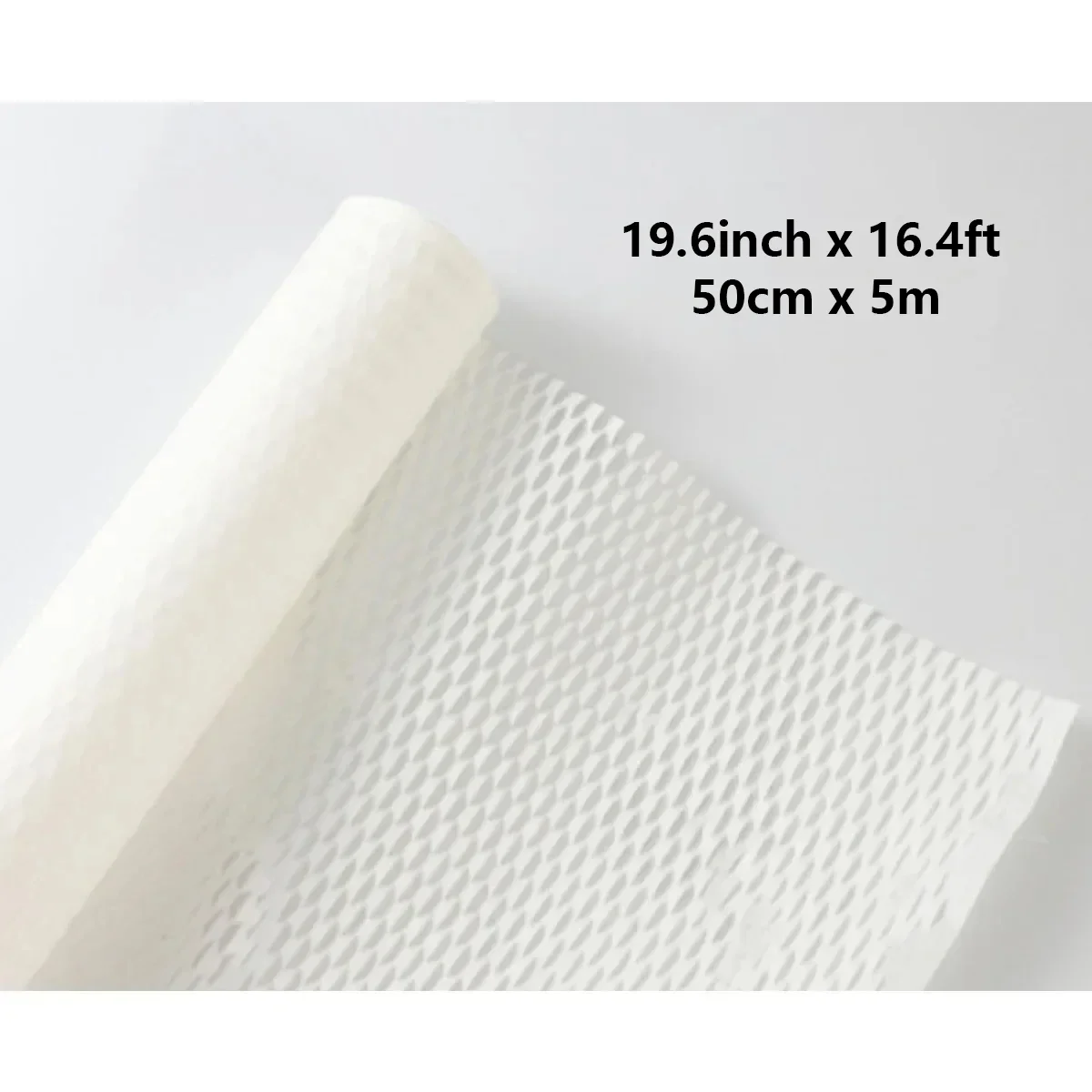 Rotolo Carta Imballo A Nido D'Ape Bianca 5m X 30cm - Alternativa Eco Al Pluriball, Per Proteggere Oggetti Fragili, Fiori, Traslochi