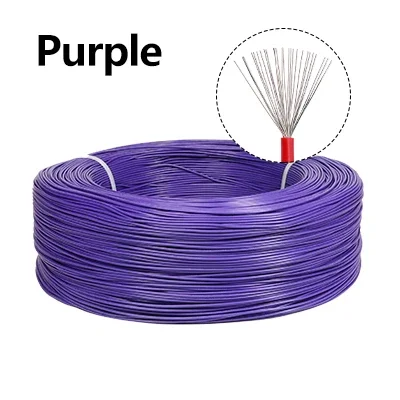 2/5m UL1007 Electronic Wires AWG 30 28 26 24 22 20 18 16 DIY LED Lamp Lighting Wire Line 300V PVC Insulated Tinned Copper Cable image 16